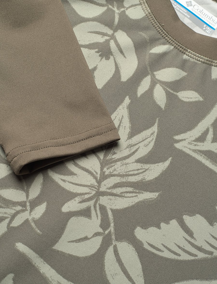 Columbia Sportswear - Sandy Shores Printed LS Sunguard - stone green pasteled tonal, stone green - 2