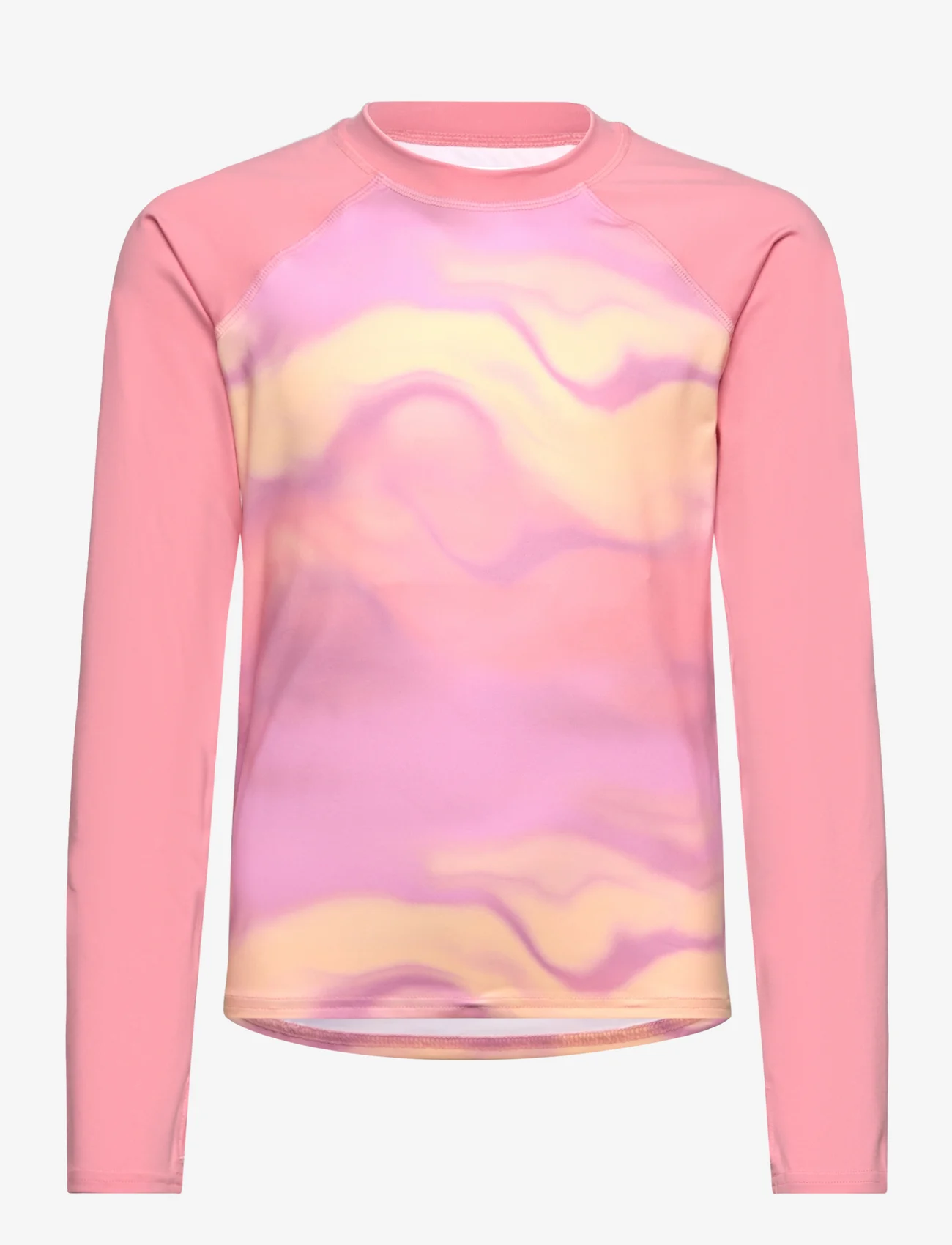 Columbia Sportswear - Sandy Shores Printed LS Sunguard - gode sommertilbud - salmon rose undercurrent, cosmos - 0