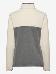 Columbia Sportswear - Benton Springs 1/2 Snap Pullover - mellomlagsjakker - city grey heather, chalk - 1