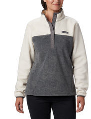 Columbia Sportswear - Benton Springs 1/2 Snap Pullover - laveste priser - city grey heather, chalk - 2