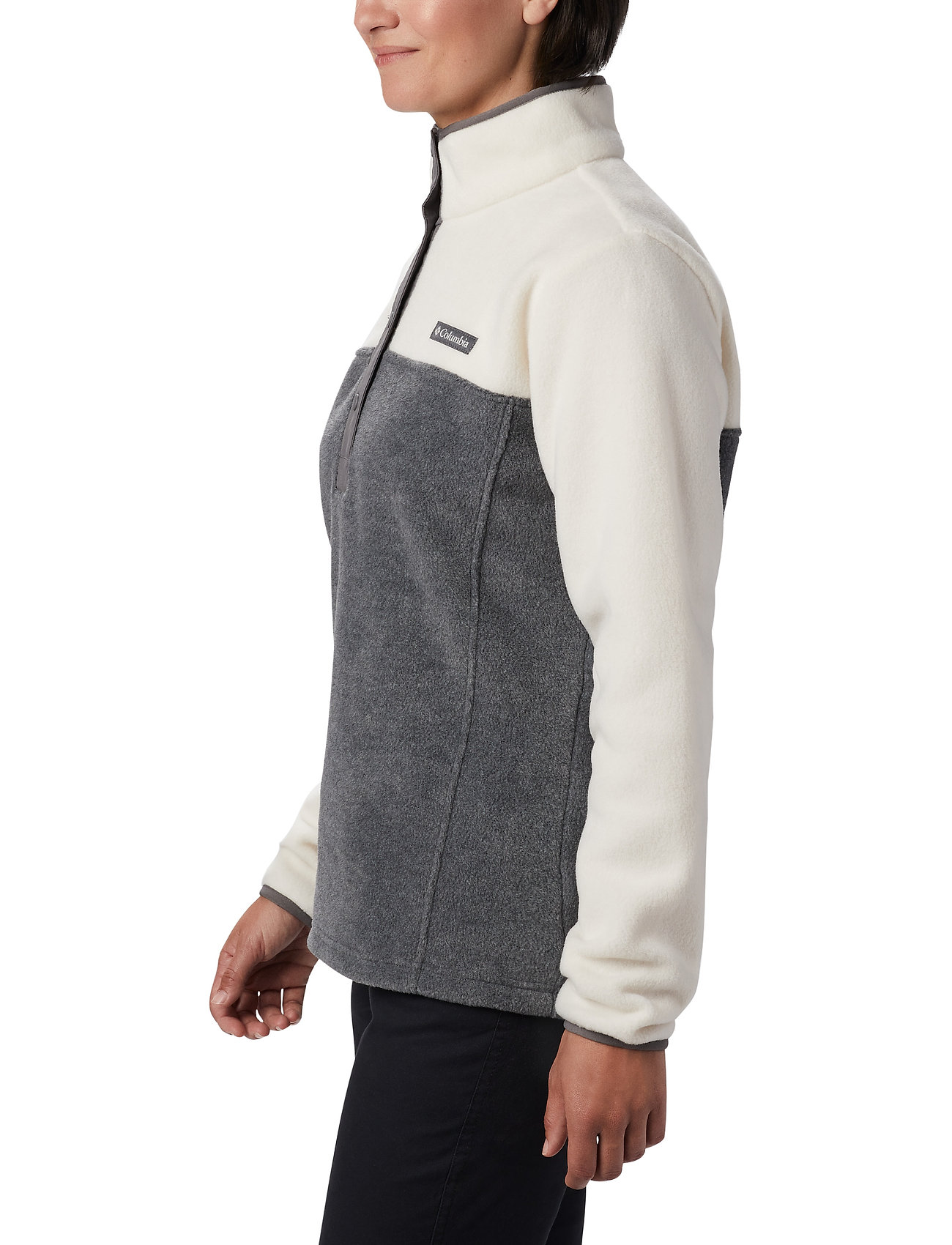 Columbia Sportswear - Benton Springs 1/2 Snap Pullover - city grey heather, chalk - 4