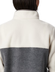 Columbia Sportswear - Benton Springs 1/2 Snap Pullover - mažiausios kainos - city grey heather, chalk - 6