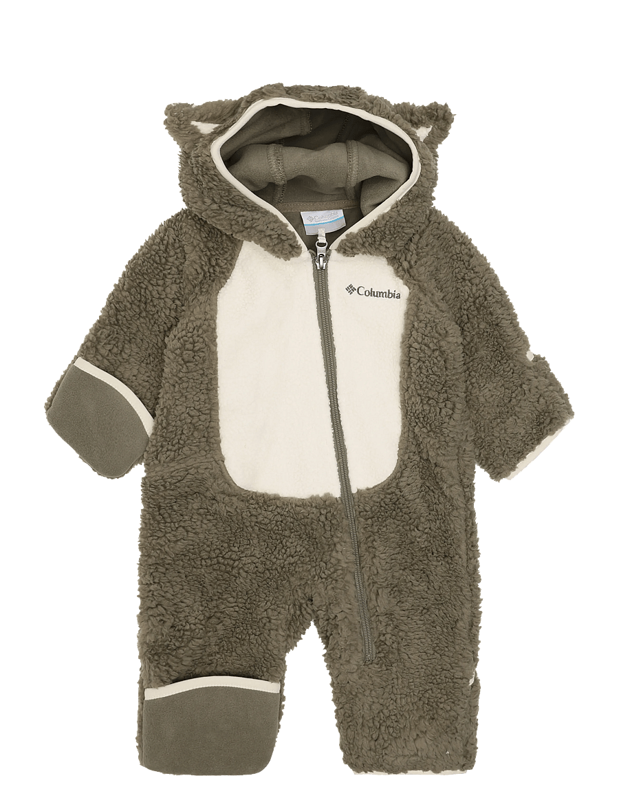 Columbia Sportswear - Foxy Baby Sherpa Bunting - overalls - stone green, chalk - 0