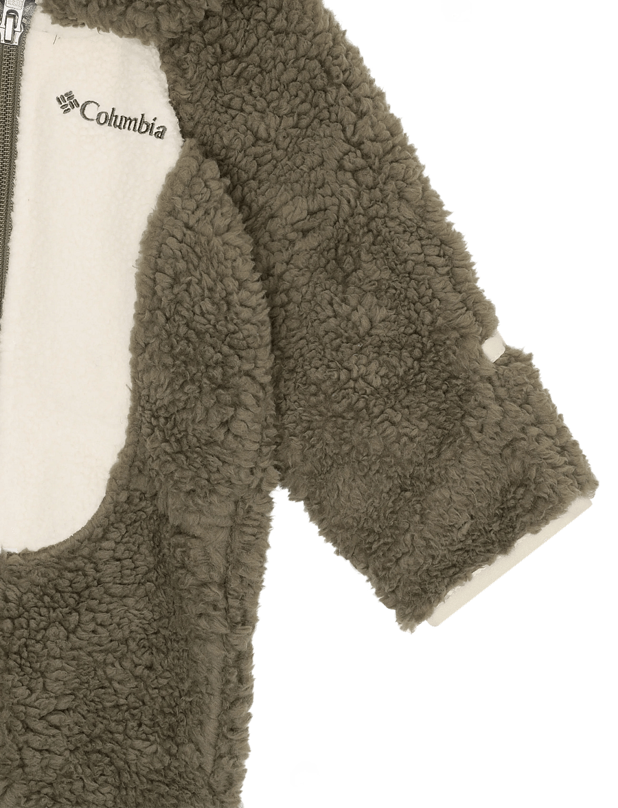 Columbia Sportswear - Foxy Baby Sherpa Bunting - overalls - stone green, chalk - 4