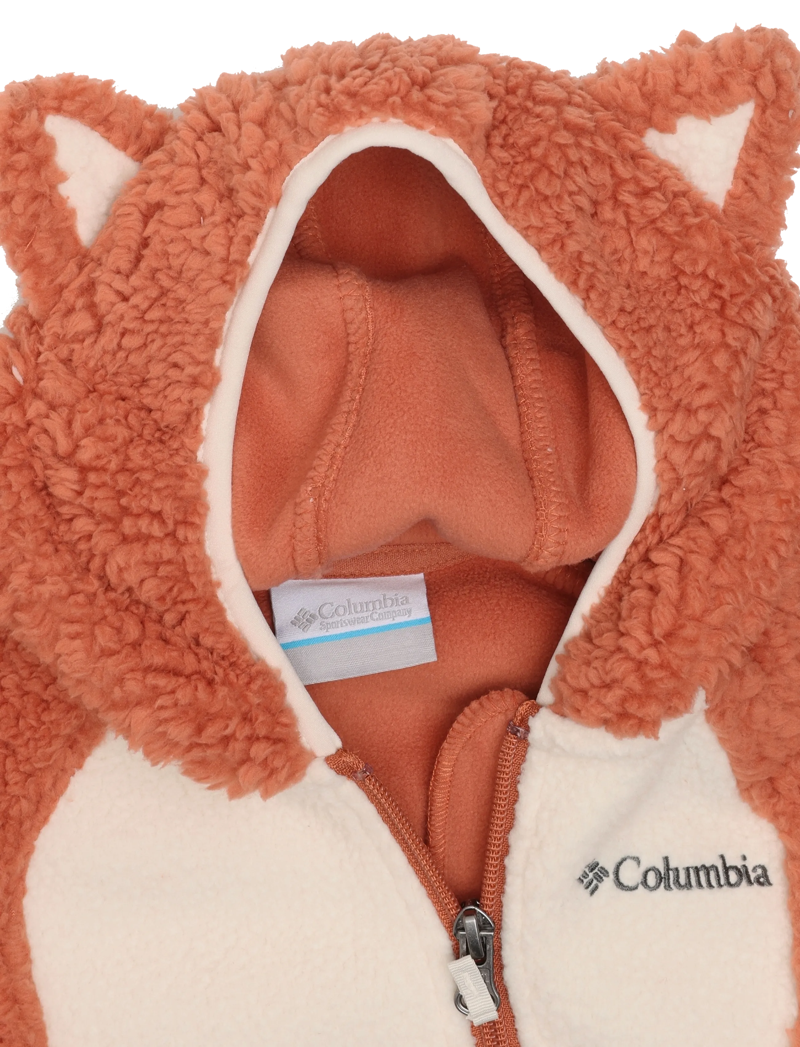 Columbia Sportswear - Foxy Baby Sherpa Bunting - kombinesoonid - teak brown, chalk - 2