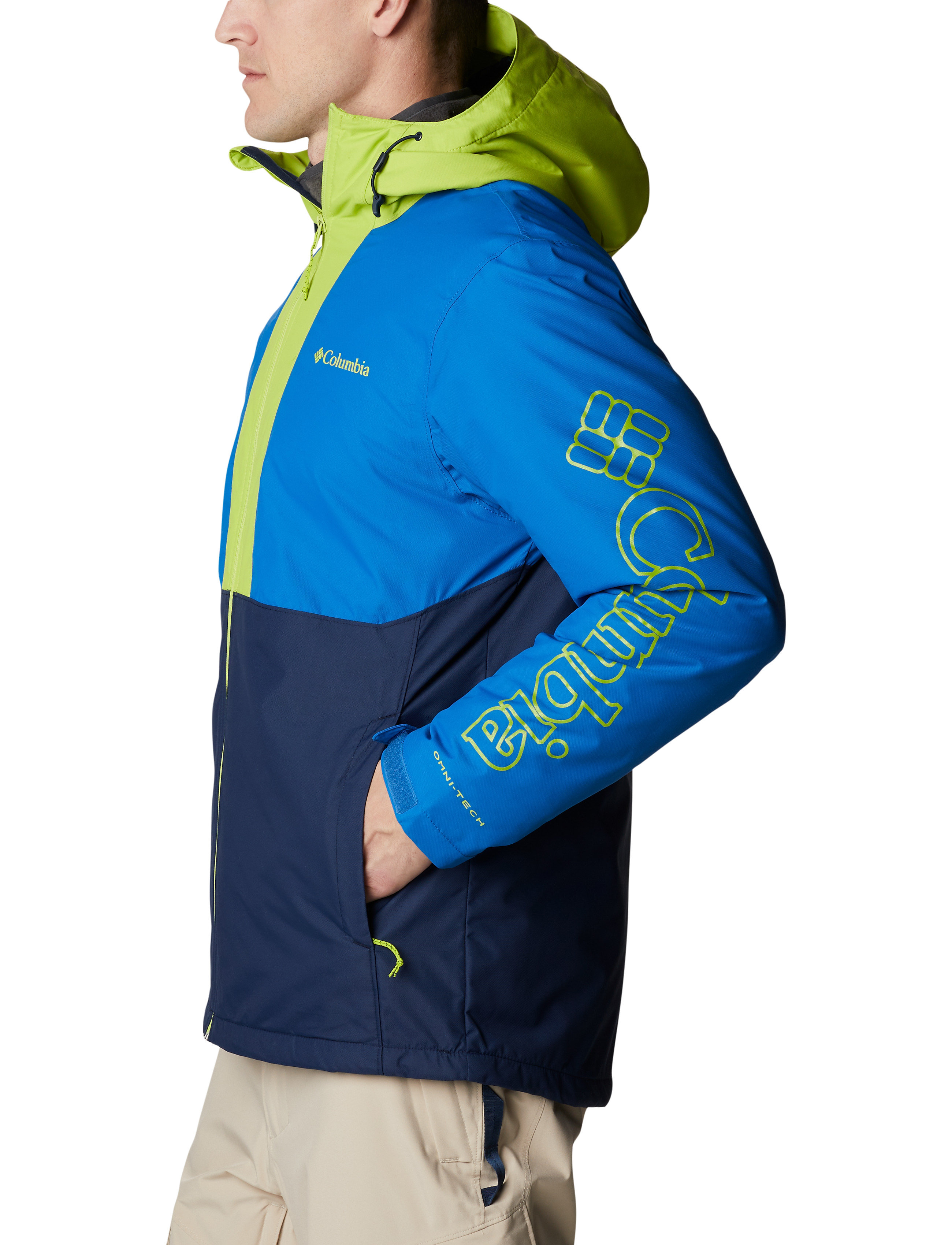 Columbia Sportswear - Timberturner Jacket - coll navy, brt indigo, brt chartreuse - 5