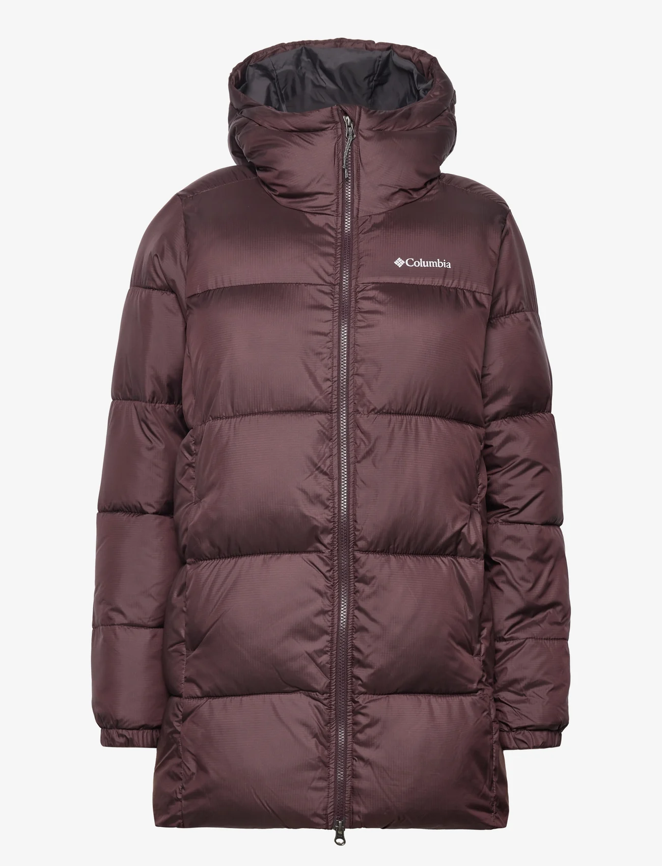 Columbia Sportswear - Puffect Mid Hooded Jacket - toppatakit - new cinder - 0
