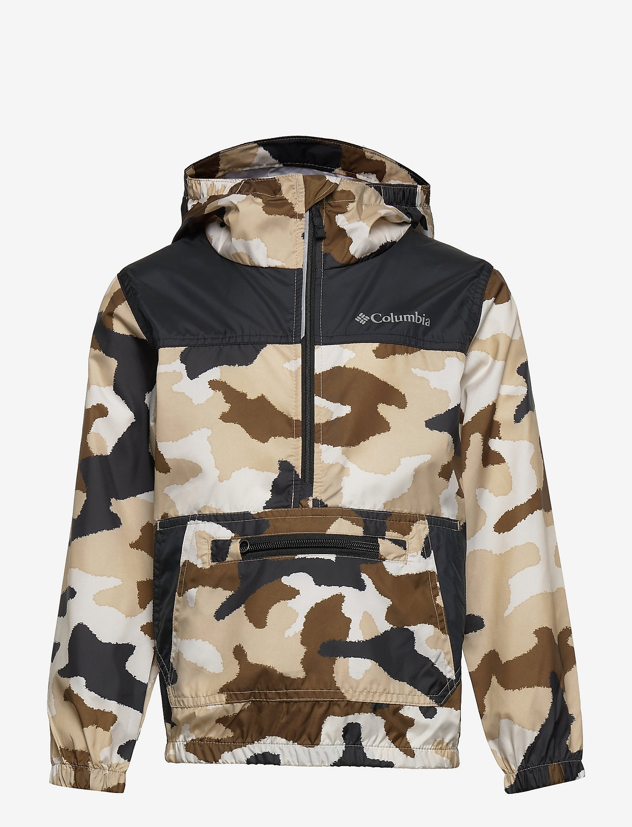 Columbia Sportswear - Bloomingport Windbreaker - ancient fossil trad camo, black - 0