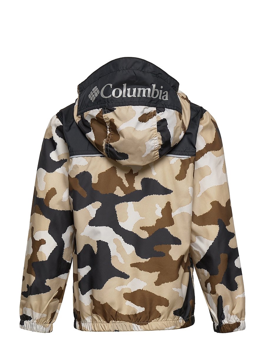 Columbia Sportswear - Bloomingport Windbreaker - ancient fossil trad camo, black - 1