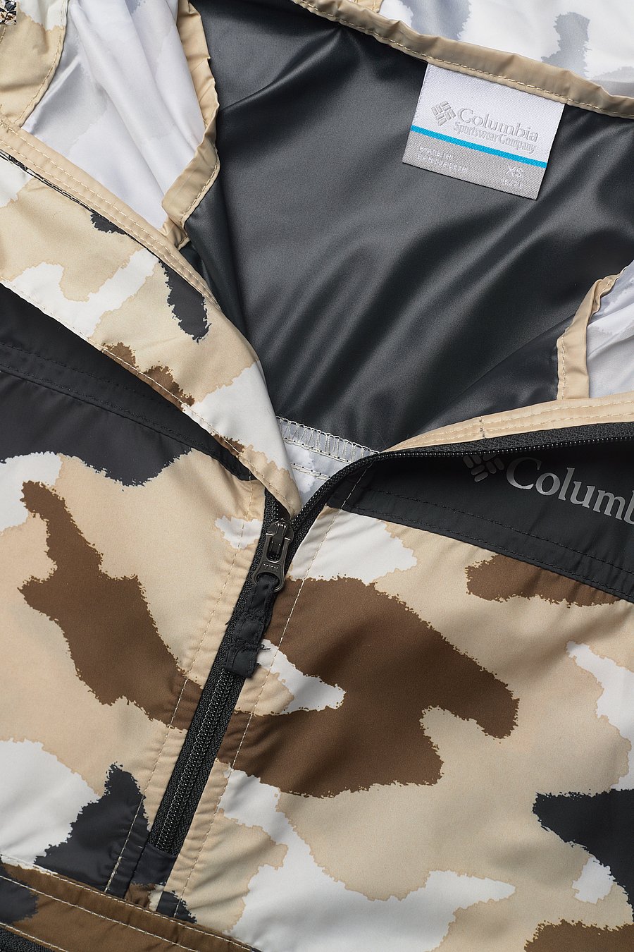 Columbia Sportswear - Bloomingport Windbreaker - ancient fossil trad camo, black - 2
