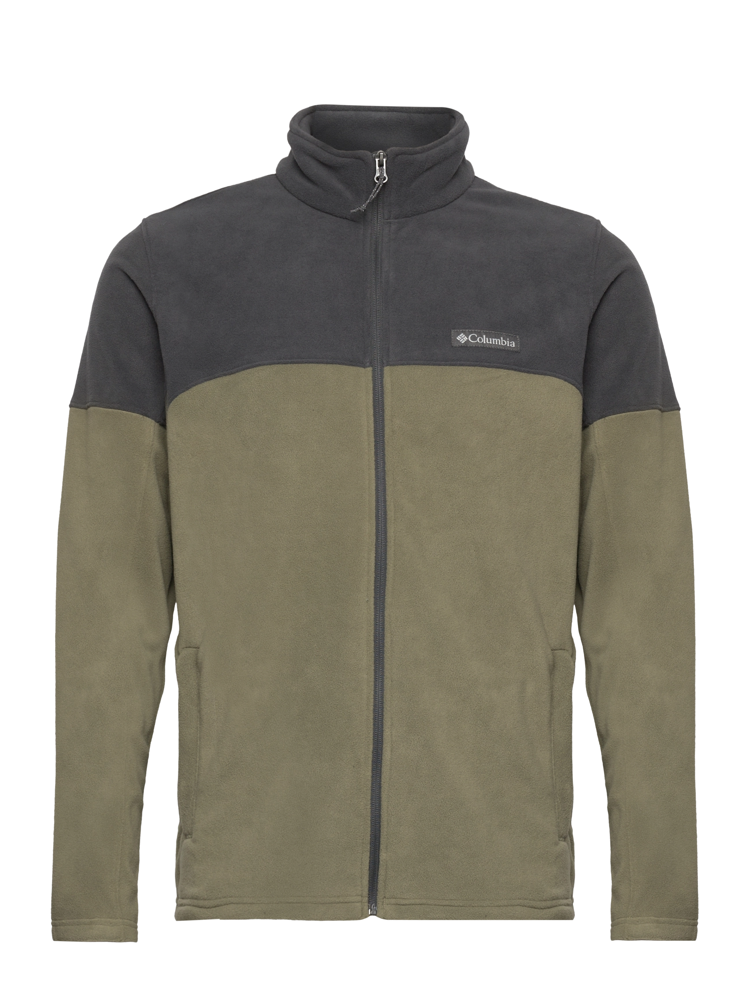 Columbia Sportswear Basin Trail III Full Zip - Tøj - STONE GREEN, SHARK / green
