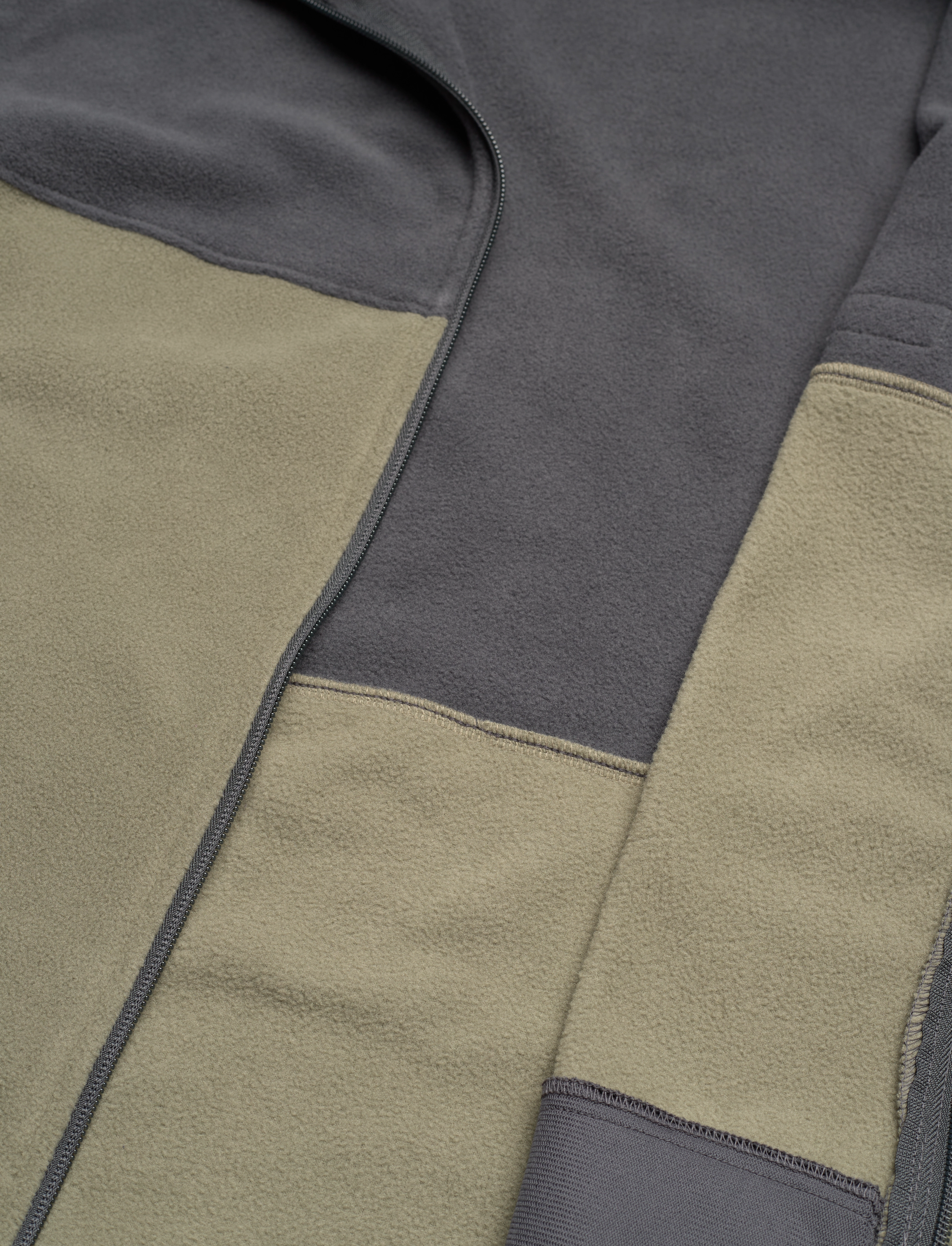 Columbia Sportswear - Basin Trail III Full Zip - fleece og mellemlag - stone green, shark - 4