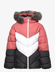 Columbia Sportswear - Arctic Blast Jacket - insulated jackets - dark coral, shark, white - 0