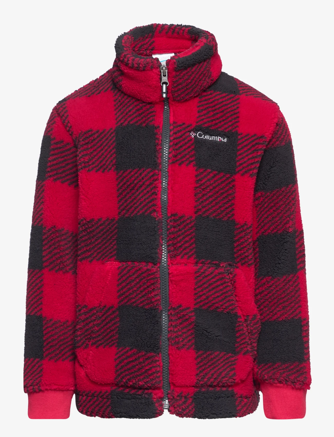 Columbia Sportswear - Rugged Ridge II Sherpa Full Zip - multino audinio striukės - mountain red check - 0