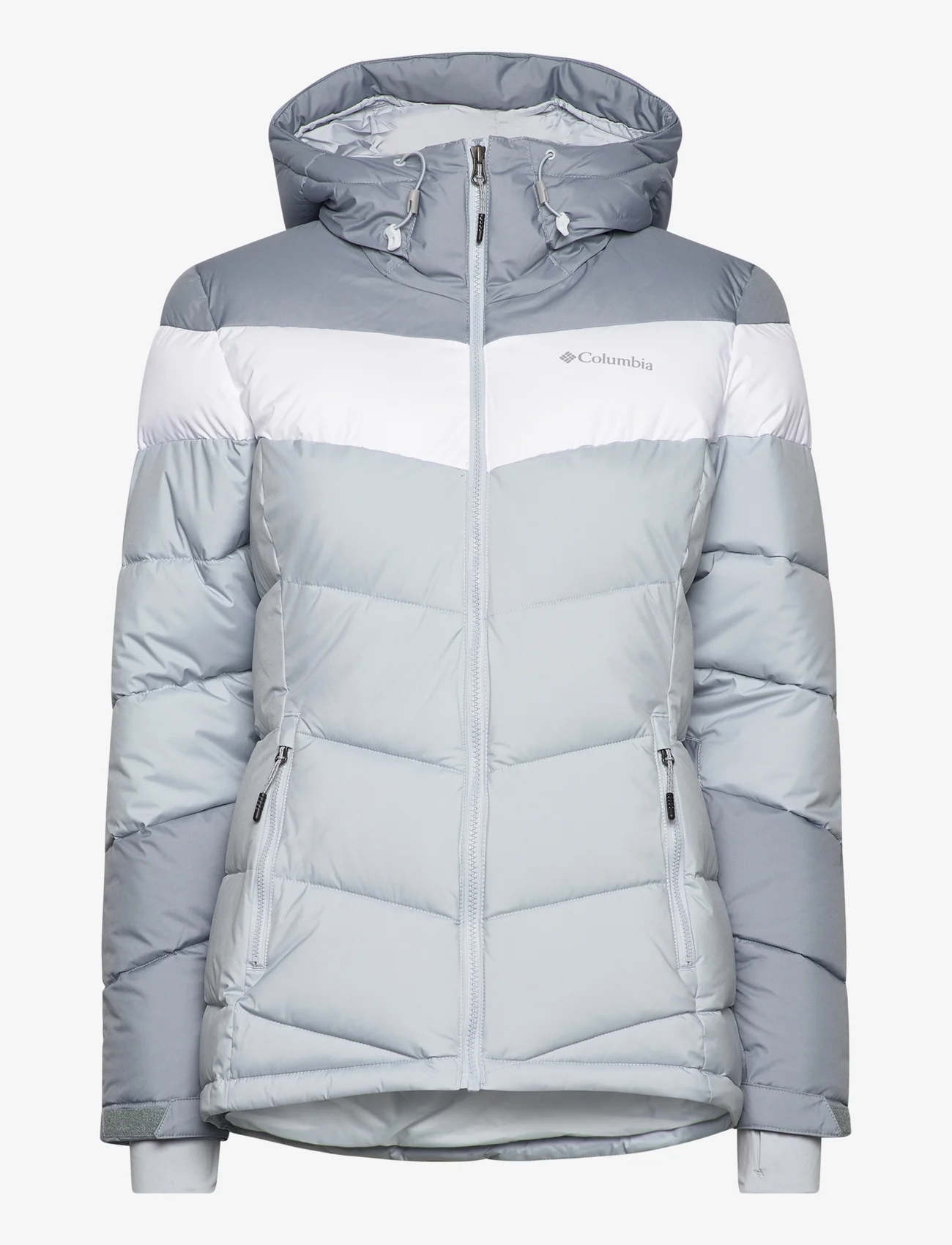 Columbia Sportswear - Abbott Peak Insulated Jacket - frilufts- & regnjakker - cirrus grey, white, tradewinds grey - 0