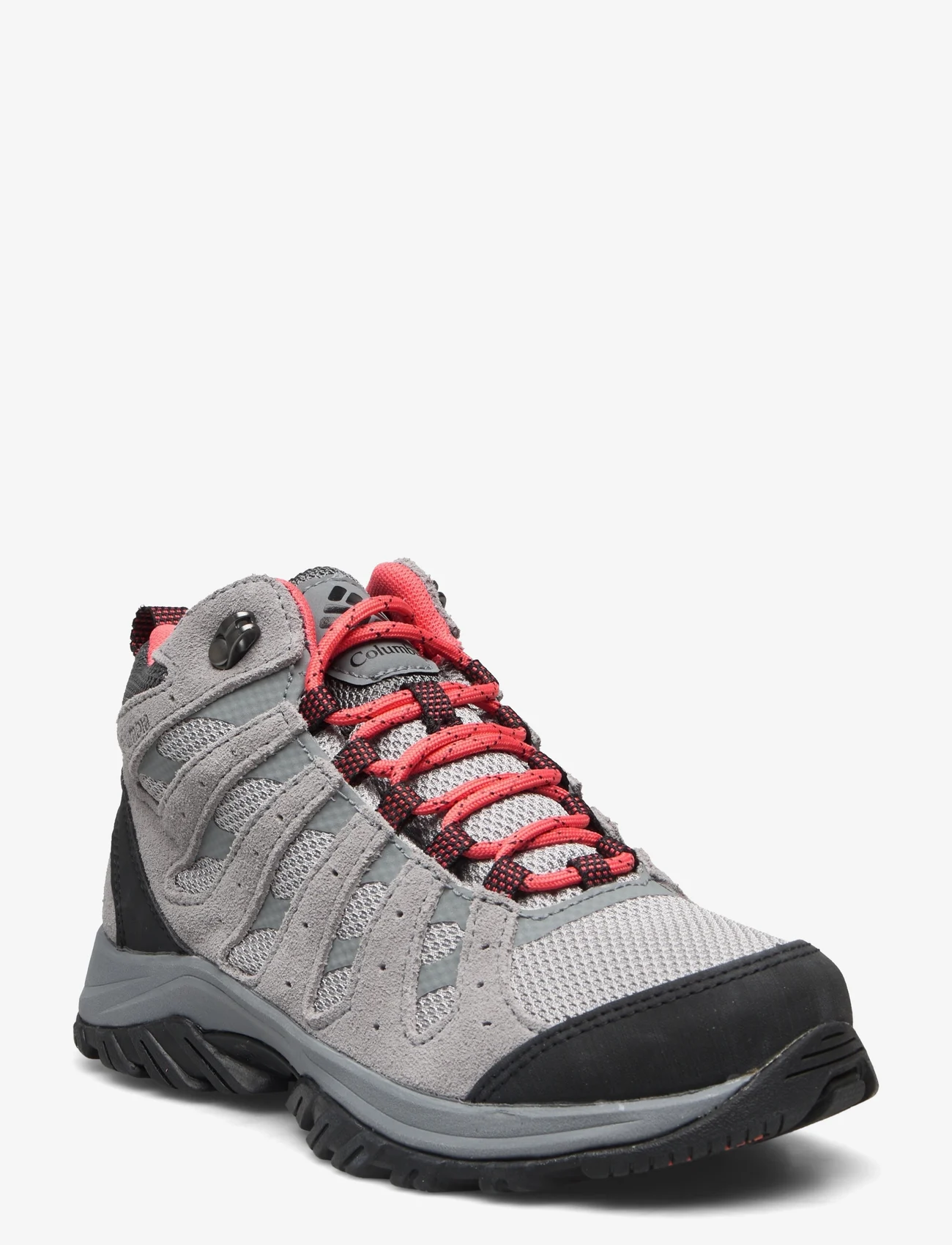 Columbia Sportswear - REDMOND III MID WATERPROOF - hiking shoes - steam, red coral - 0