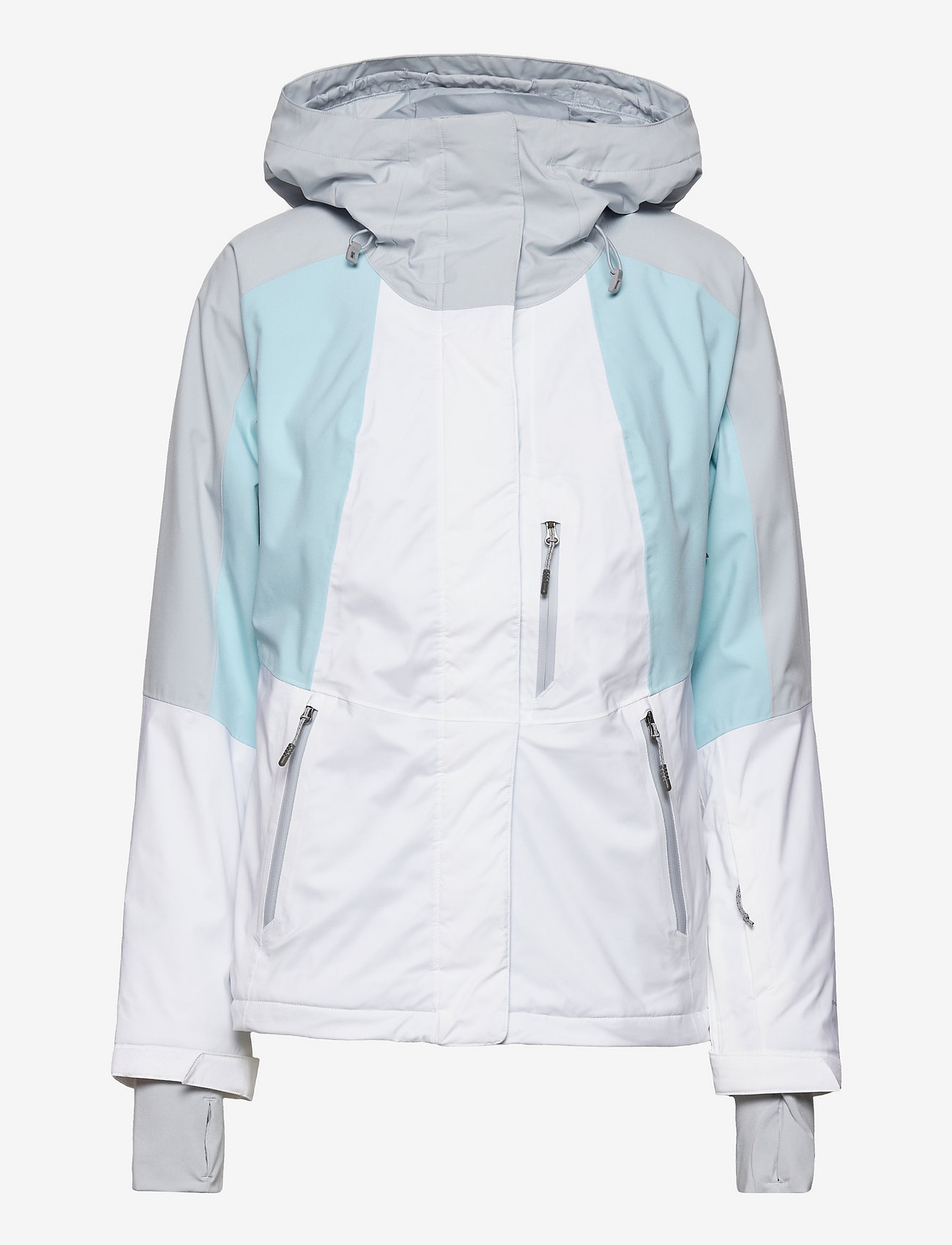Columbia Sportswear - Glacier View Insulated Jacket - white, spring blue, cirrus grey - 0