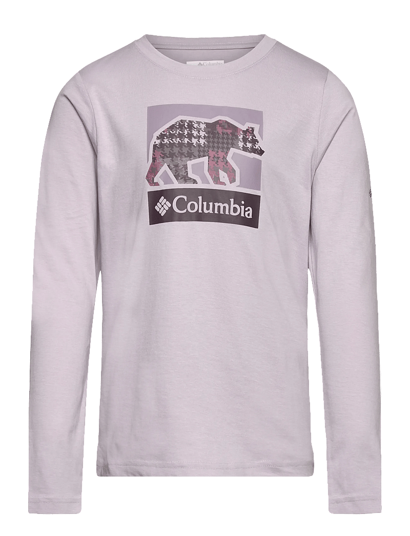 Columbia Sportswear - Hazeldel Hill LS Graphic Tee - langärmelig - lavender pearl, barely printed - 0