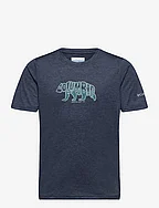 Mount Echo Short Sleeve Graphic Shirt - COLLEGIATE NAVY, BEARLY STROLL