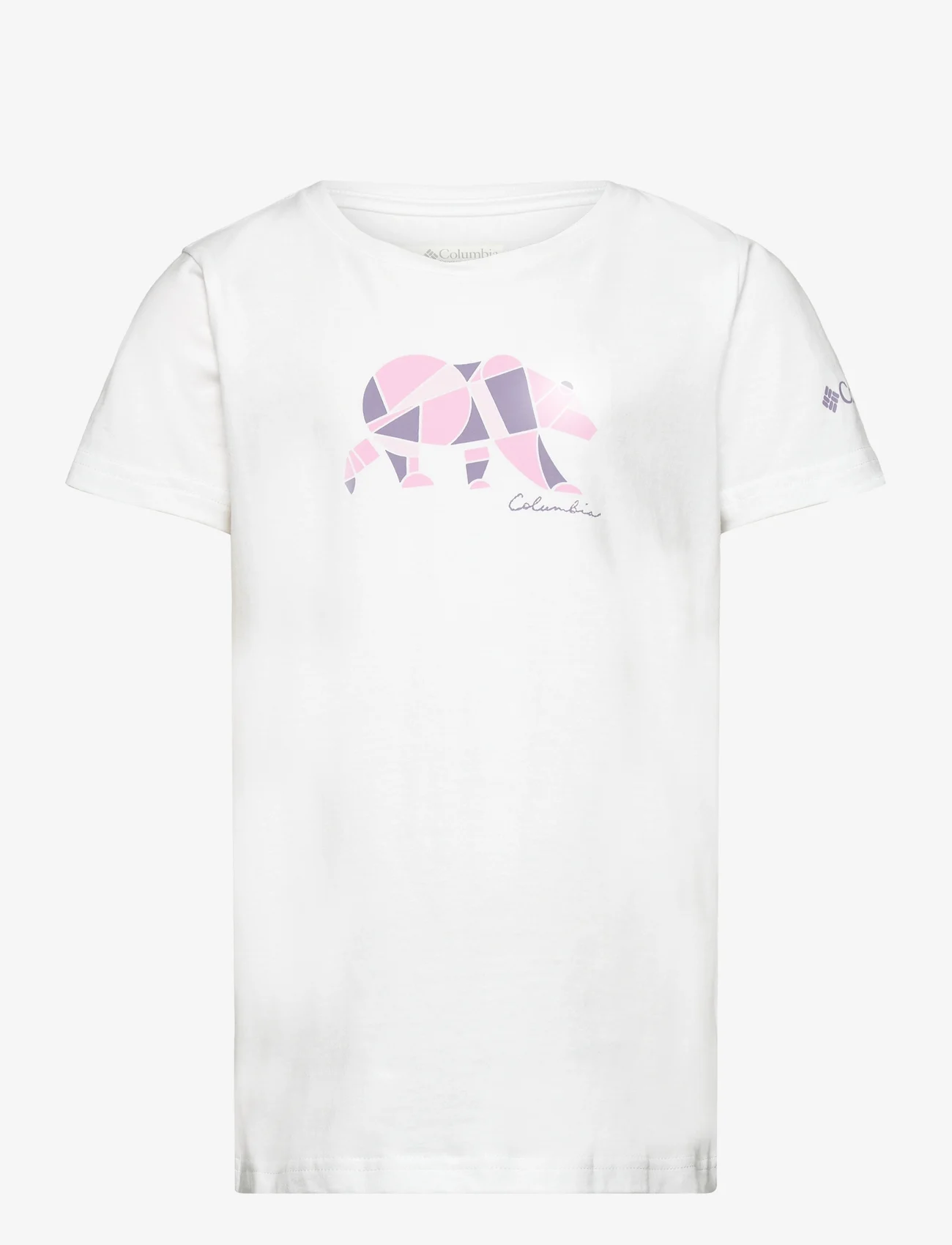 Columbia Sportswear - Mission Lake Short Sleeve Graphic Shirt - lyhythihaiset - white, geobear - 0