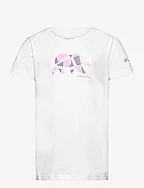 Mission Lake Short Sleeve Graphic Shirt - WHITE, GEOBEAR