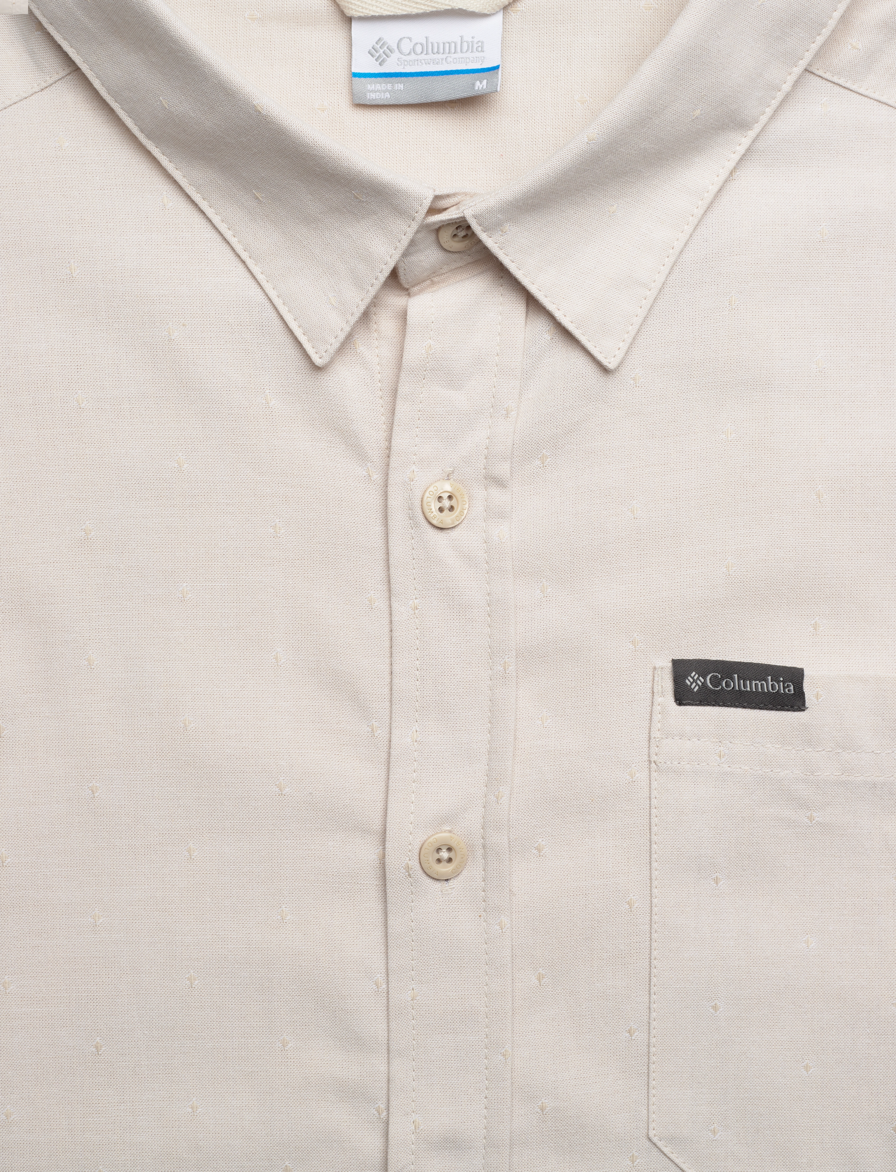 Columbia Sportswear - Rapid Rivers Novelty Short Sleeve - toppar & t-shirts - dark stone diamond dobby chambray - 2