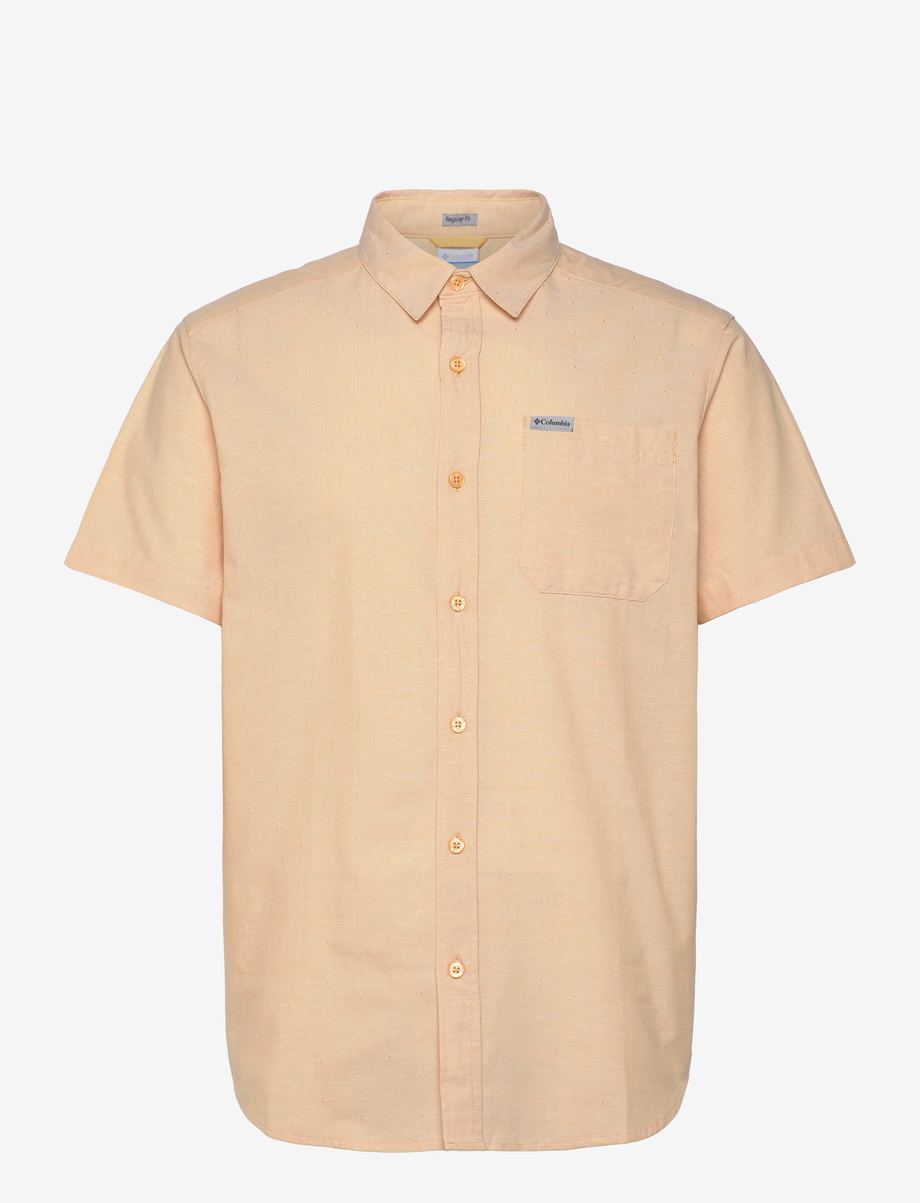 Columbia Sportswear - Rapid Rivers Novelty Short Sleeve - toppe & t-shirts - sand dune diamond dobby chambray - 0