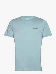 Columbia Sportswear - CSC Seasonal Logo Tee - t-shirts - stone blue, timberline trails graphic - 0