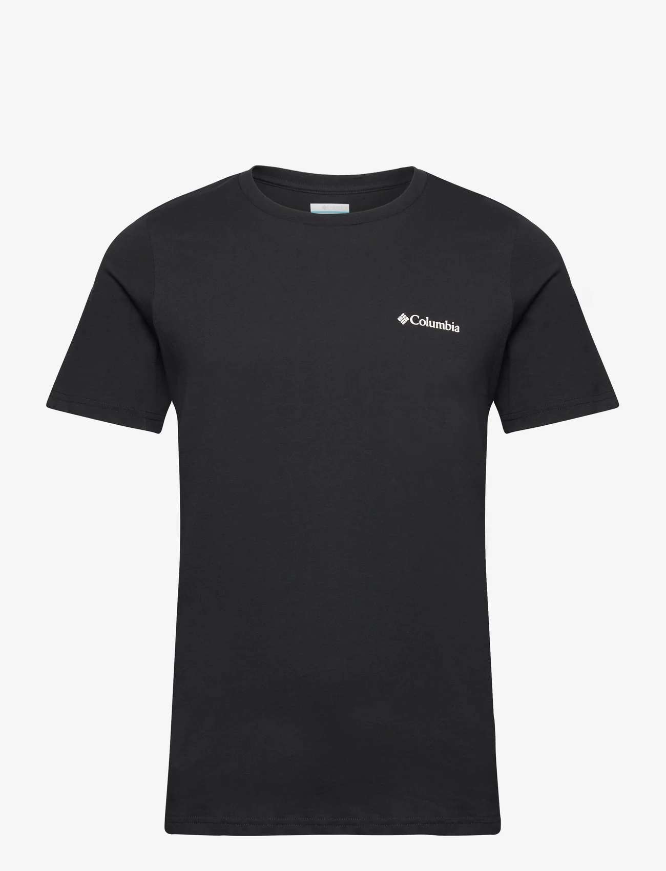 Columbia Sportswear - CSC Seasonal Logo Tee - short-sleeved t-shirts - black, timberline trails graphic - 0