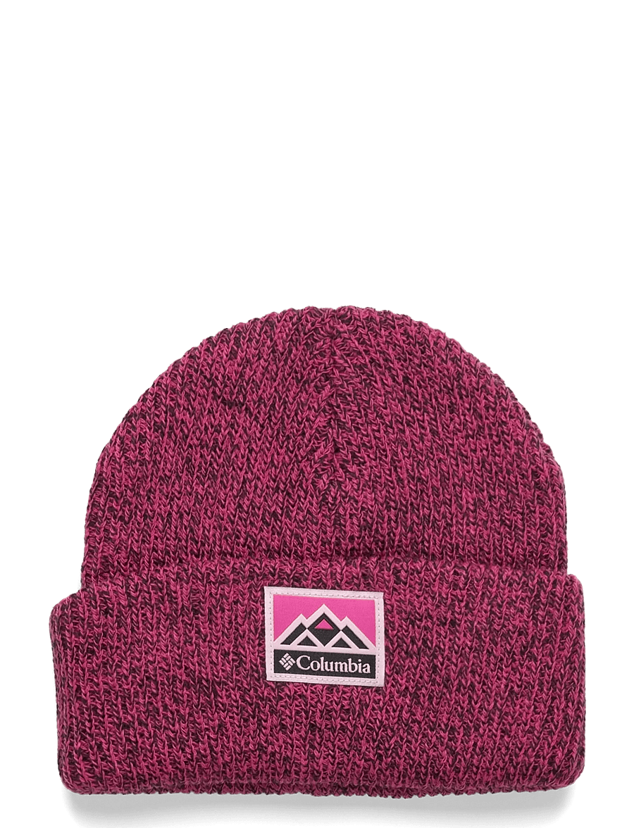 Columbia Sportswear - Youth Whirlibird Cuffed Beanie - beanies - pink ice, black marled, mountains - 0