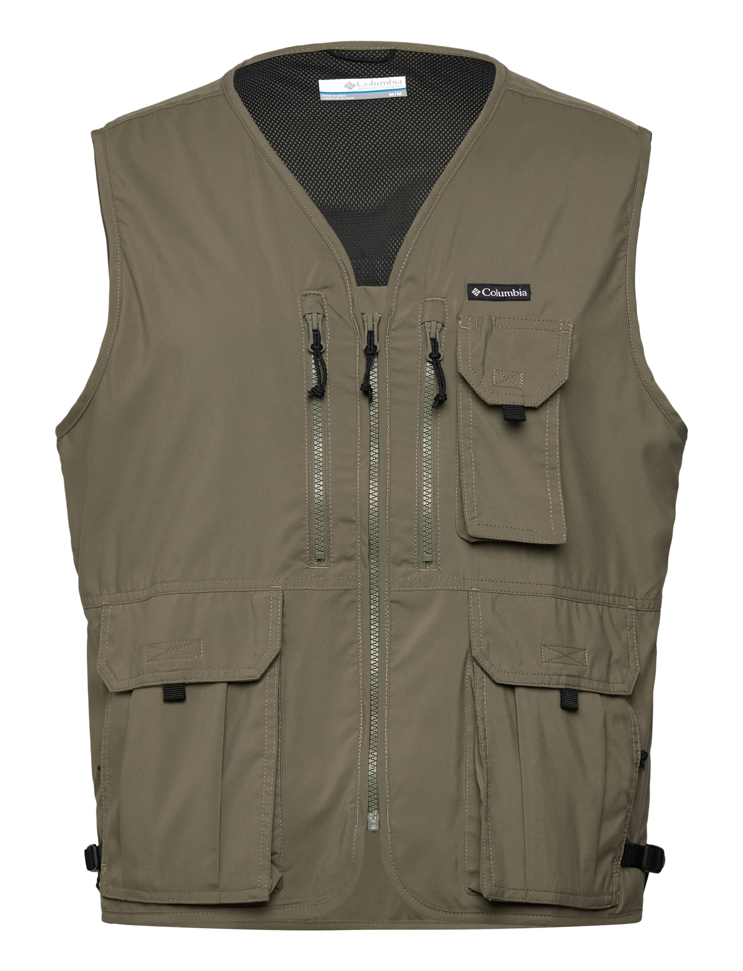 Columbia Sportswear Silver Ridge Utility Vest - Vests - STONE GREEN / khaki/green