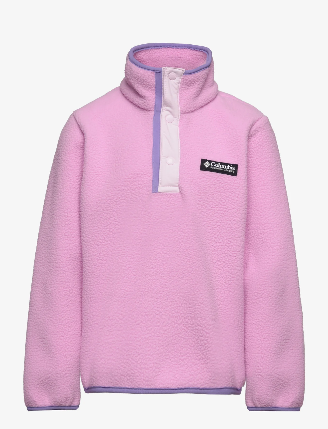 Columbia Sportswear - Helvetia Half Snap Fleece - alhaisimmat hinnat - cosmos, pink dawn - 0