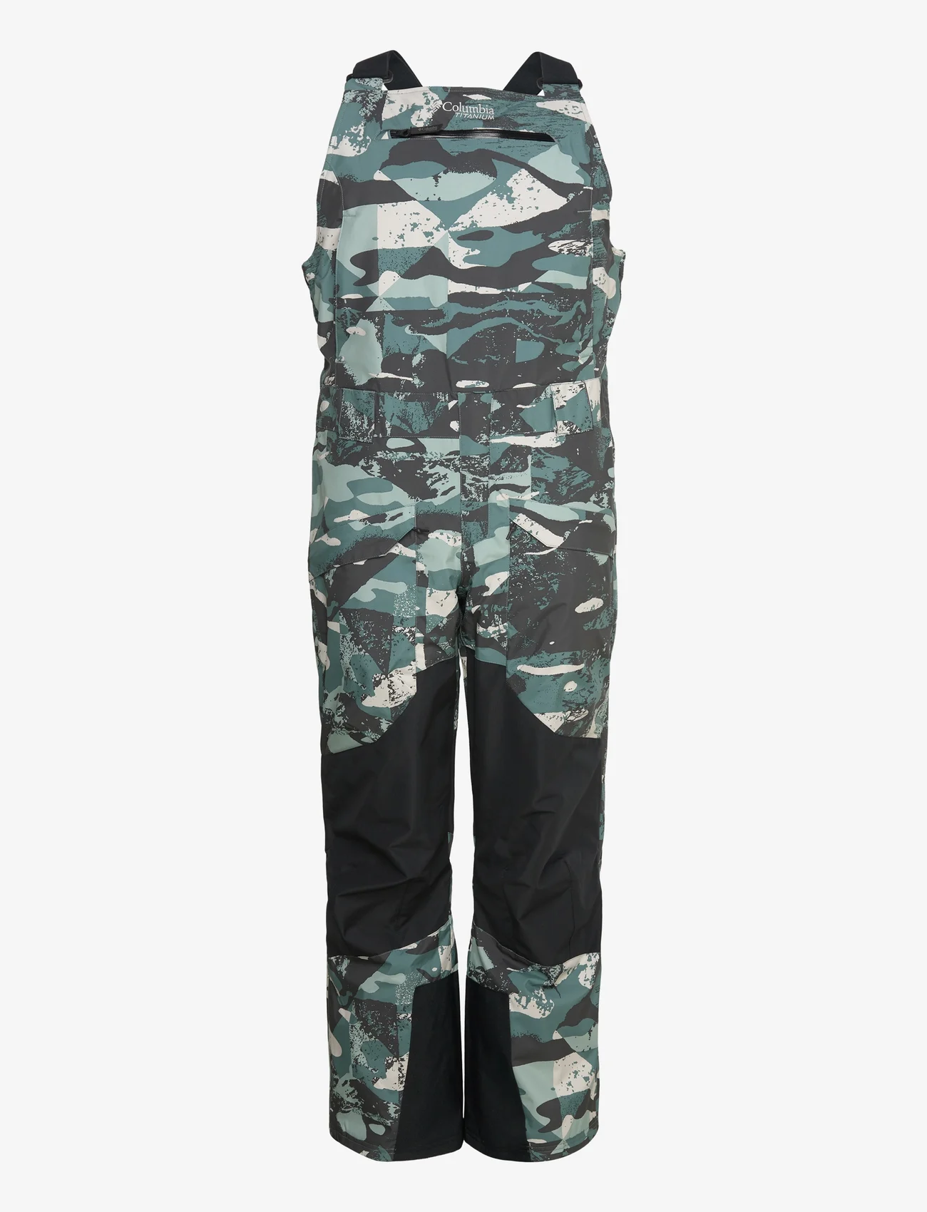 Columbia Sportswear - Highland Summit Bib - skiing pants - metal geoglacial print, black - 0