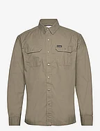 Landroamer Lined Shirt - STONE GREEN