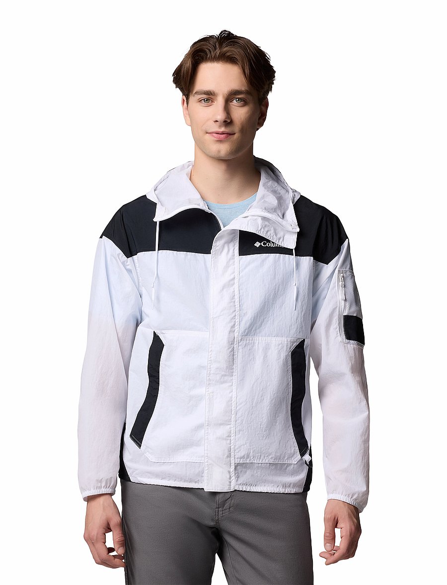 Columbia Sportswear - Challenger II Windbreaker - white, black - 0