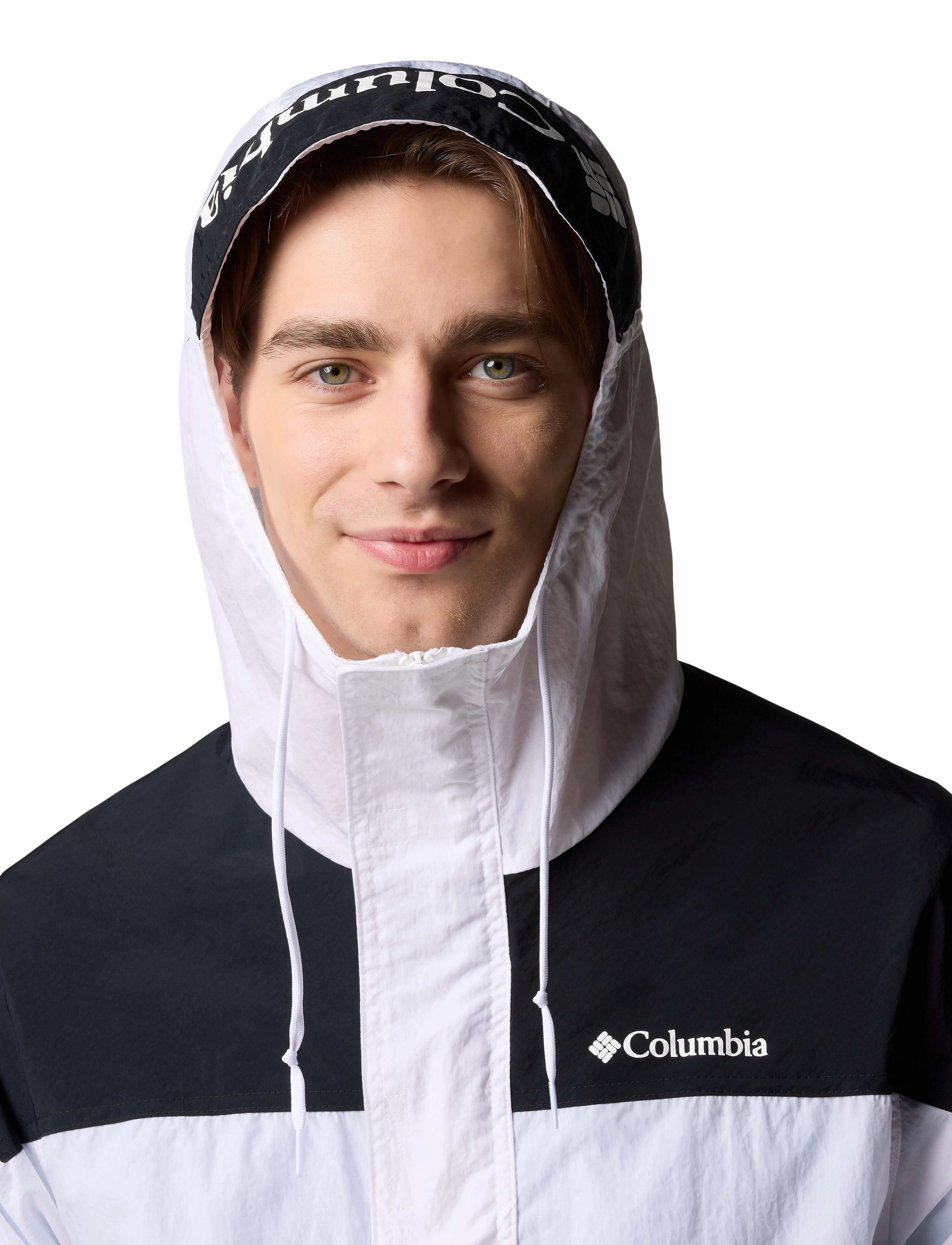 Columbia Sportswear - Challenger II Windbreaker - white, black - 3