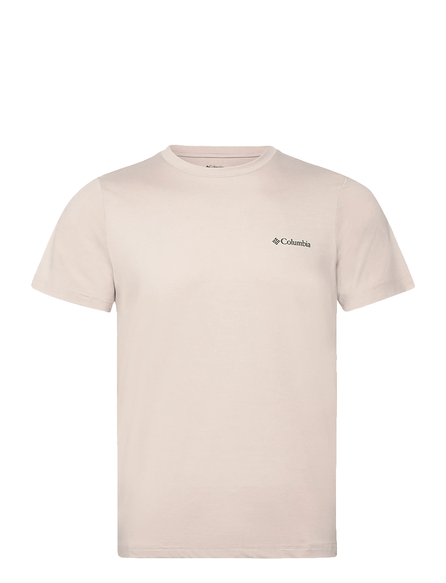 Columbia Sportswear - Kwick Hike Back Graphic SS Tee - oberteile & t-shirts - dark stone heather, linescape - 0