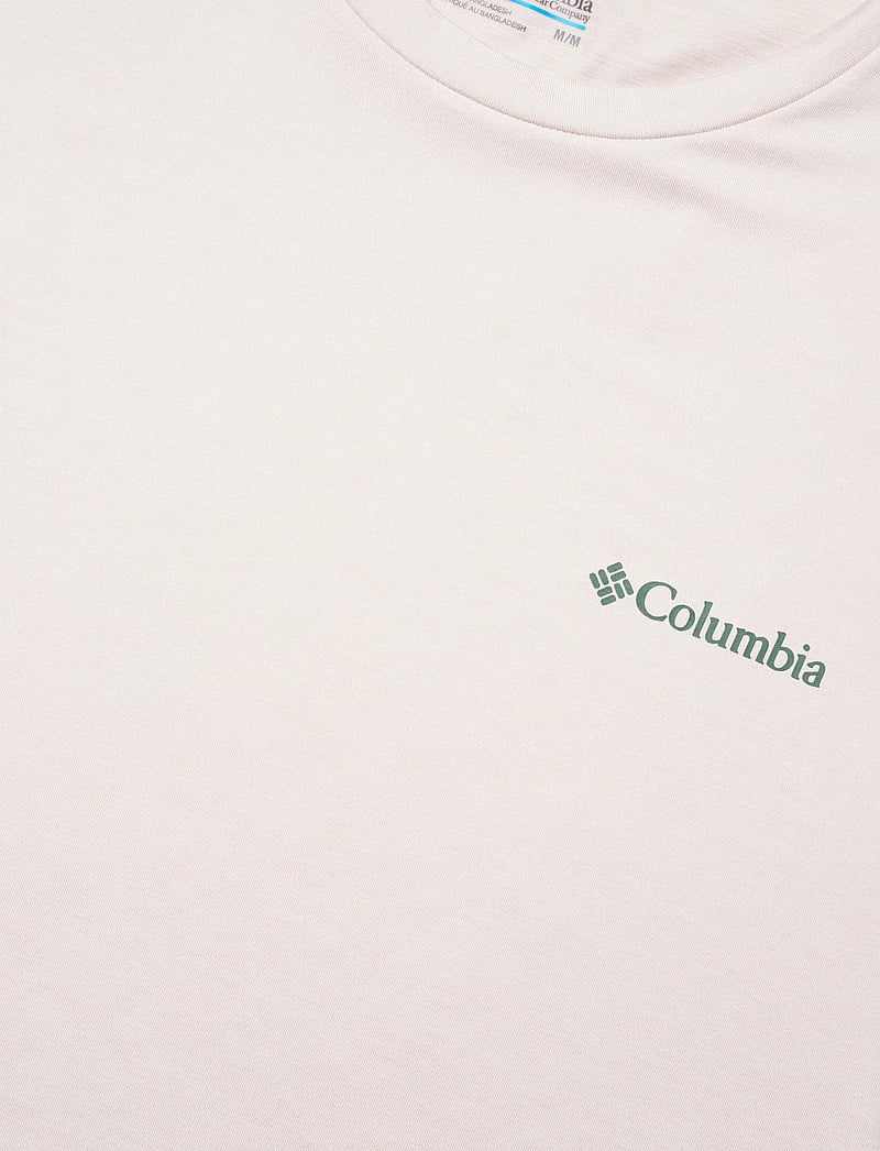 Columbia Sportswear - Kwick Hike Back Graphic SS Tee - t-shirts - dark stone heather, linescape - 2