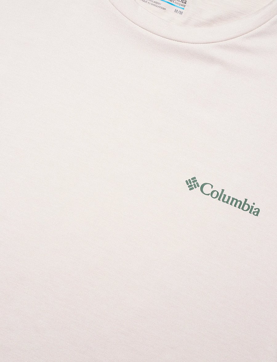 Columbia Sportswear - Kwick Hike Back Graphic SS Tee - oberteile & t-shirts - dark stone heather, linescape - 2