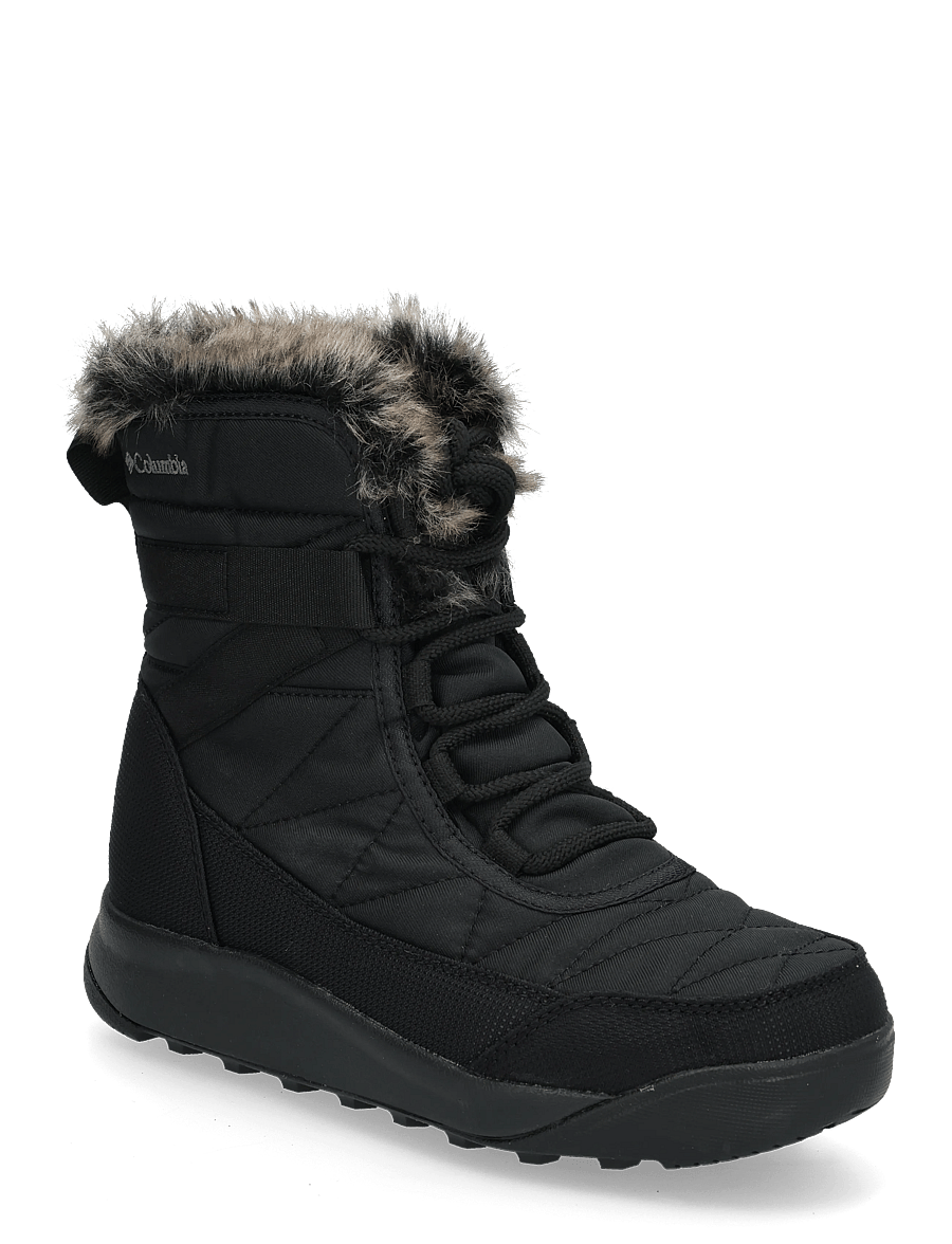 Columbia Sportswear - MINX SHORTY IV - vinterkängor - black, titanium ii - 0