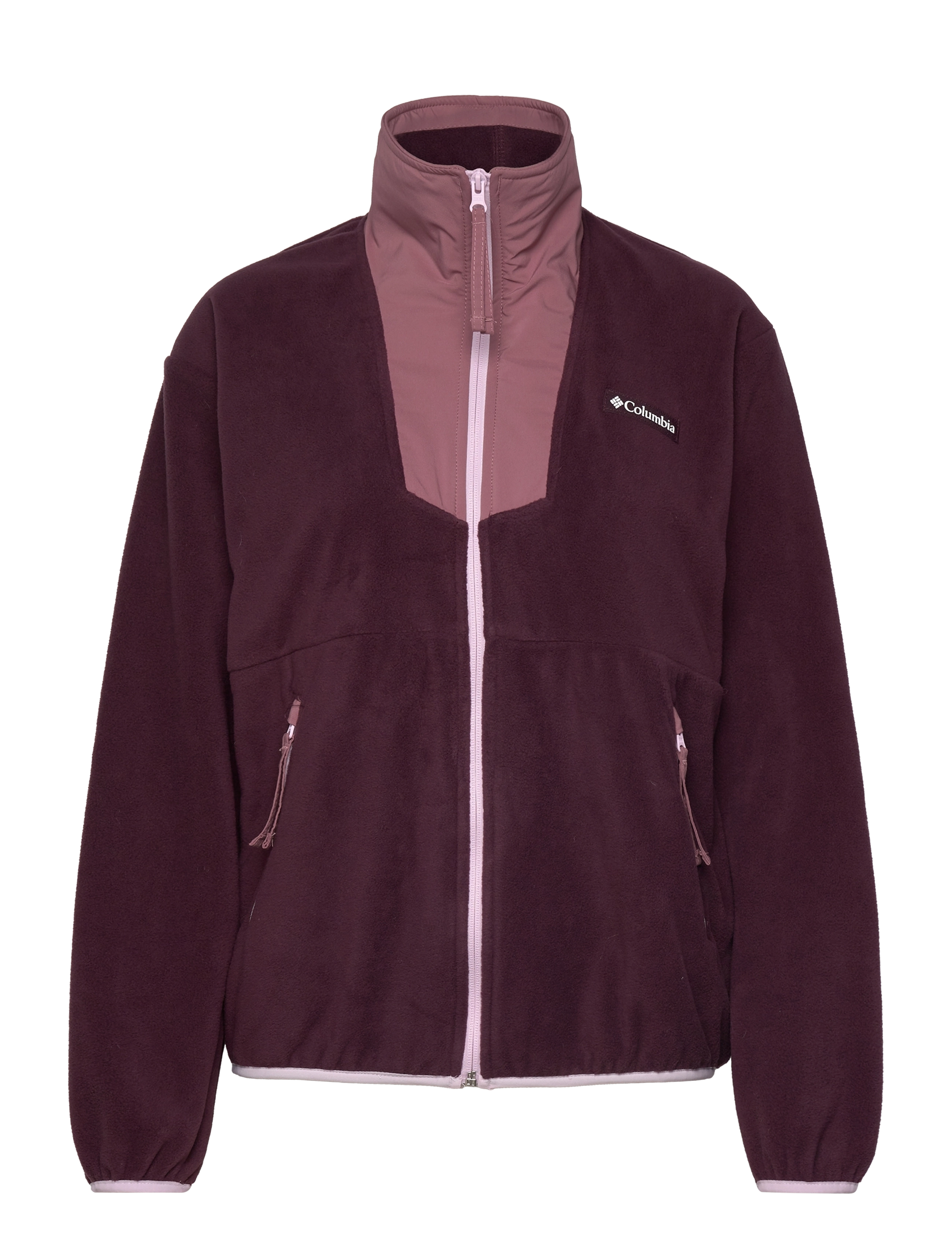 Columbia Sportswear - Sequoia Grove Full Zip Fleece - moonvista, fig, pink dawn - 0