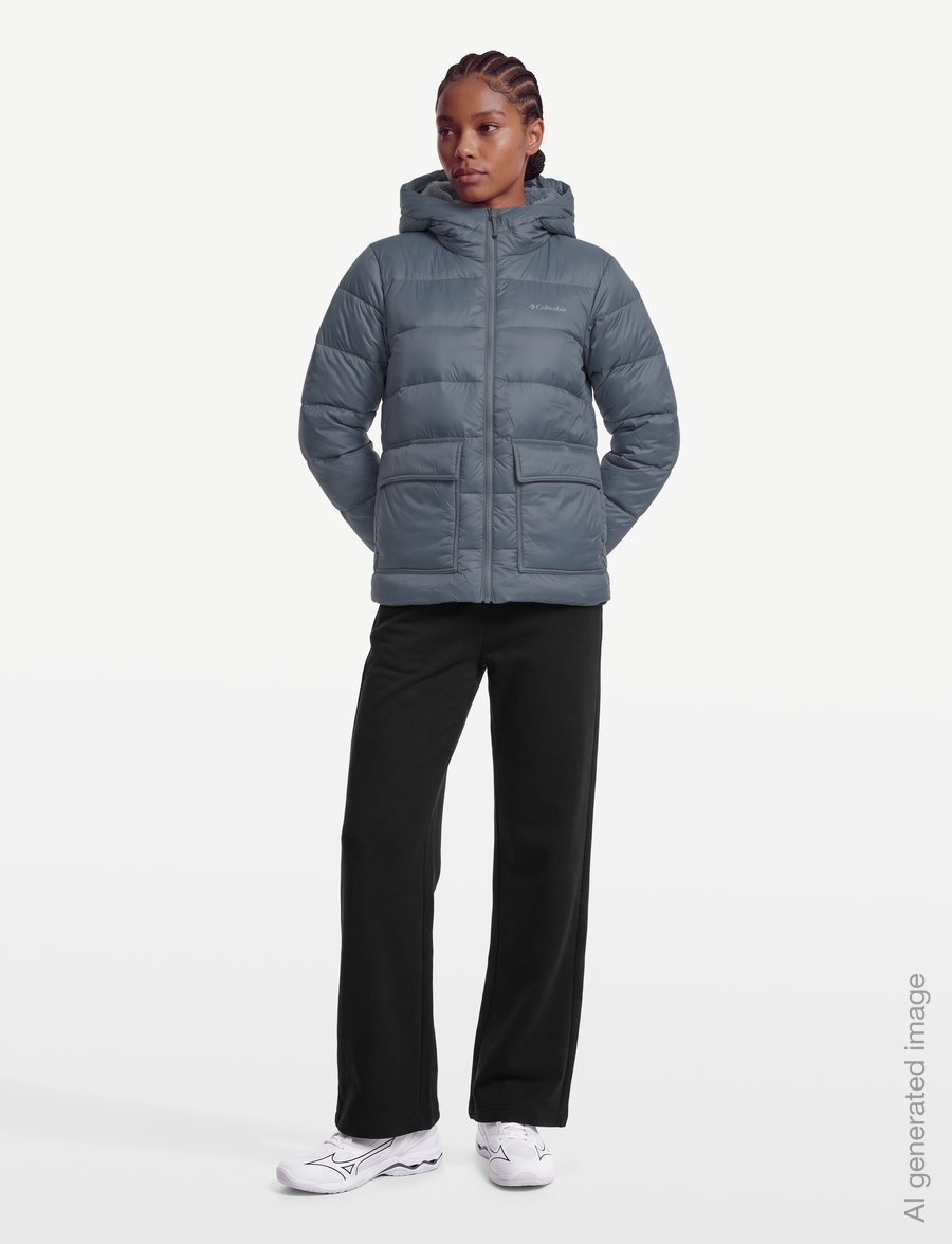 Columbia Sportswear - Harmony Falls Hooded Down Jacket - vinterjakker - sedona sage - 0