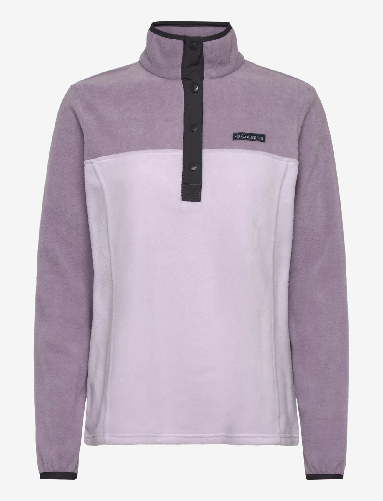 Columbia Sportswear - Benton Springs 1/2 Snap Pull Over II - fleece & mellanlager - lavender pearl, shale purple, shark - 0