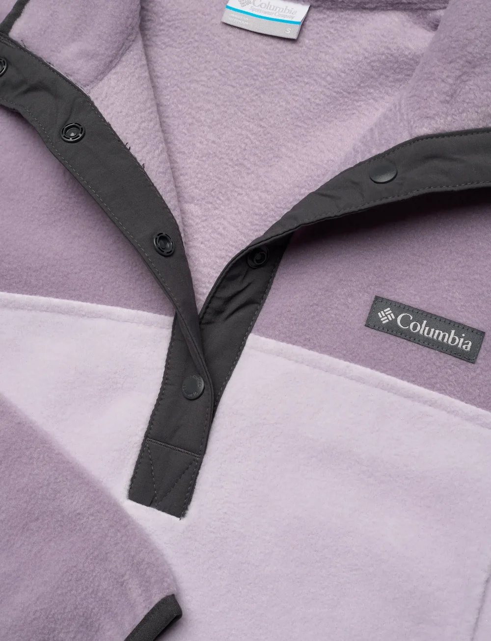 Columbia Sportswear - Benton Springs 1/2 Snap Pull Over II - fleece og mellomlag - lavender pearl, shale purple, shark - 2