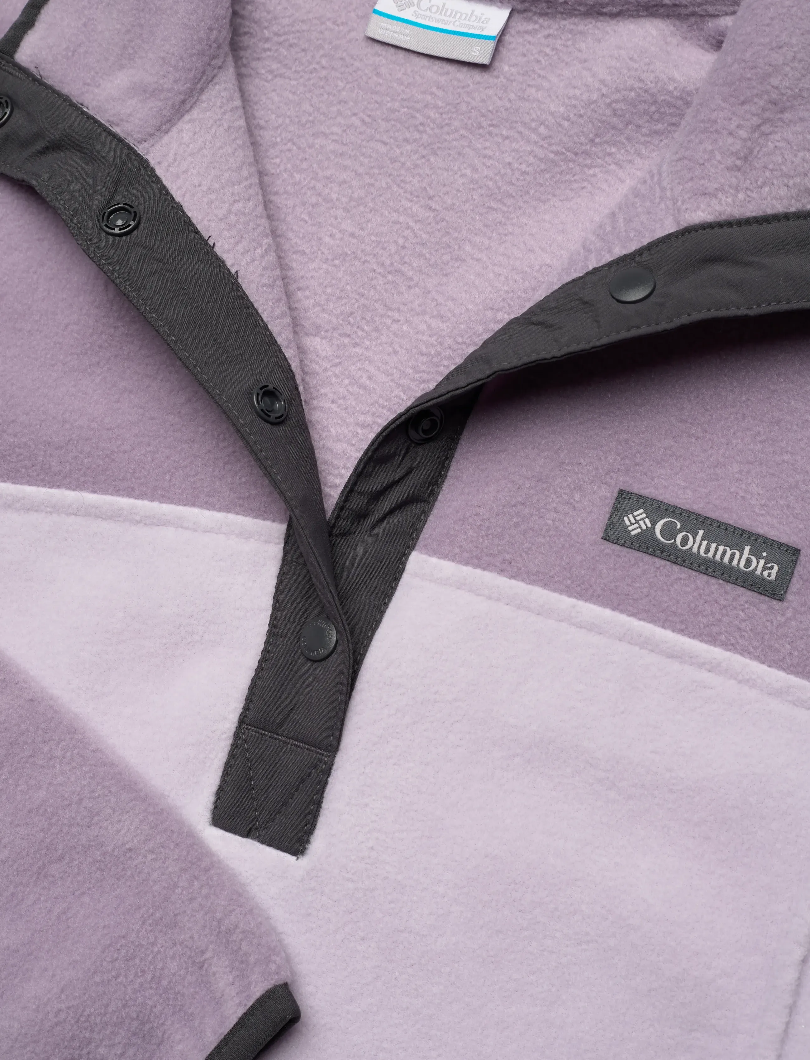 Columbia Sportswear - Benton Springs 1/2 Snap Pull Over II - oberteile - lavender pearl, shale purple, shark - 2