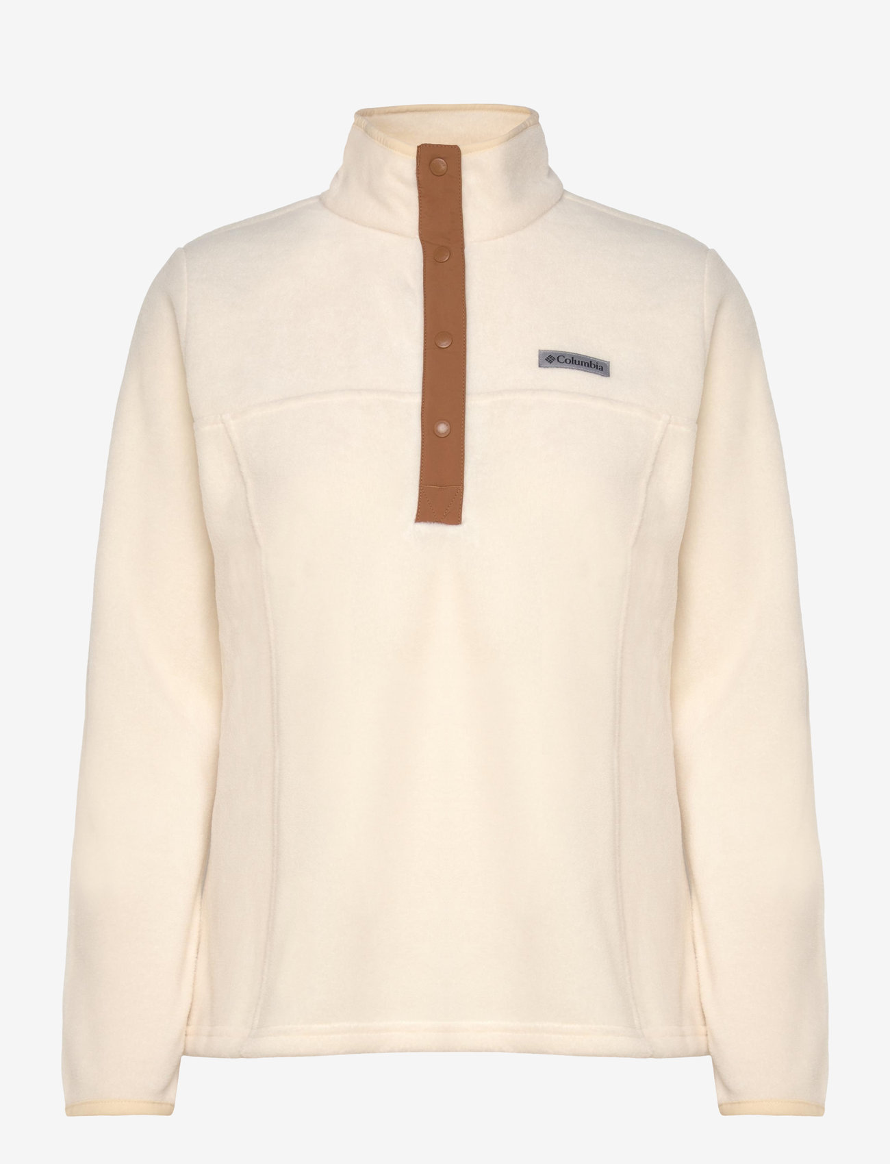 Columbia Sportswear - Benton Springs 1/2 Snap Pull Over II - overdele - chalk, camel brown - 0