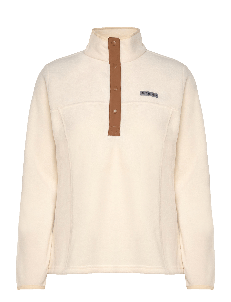 Columbia Sportswear - Benton Springs 1/2 Snap Pull Over II - oberteile - chalk, camel brown - 0