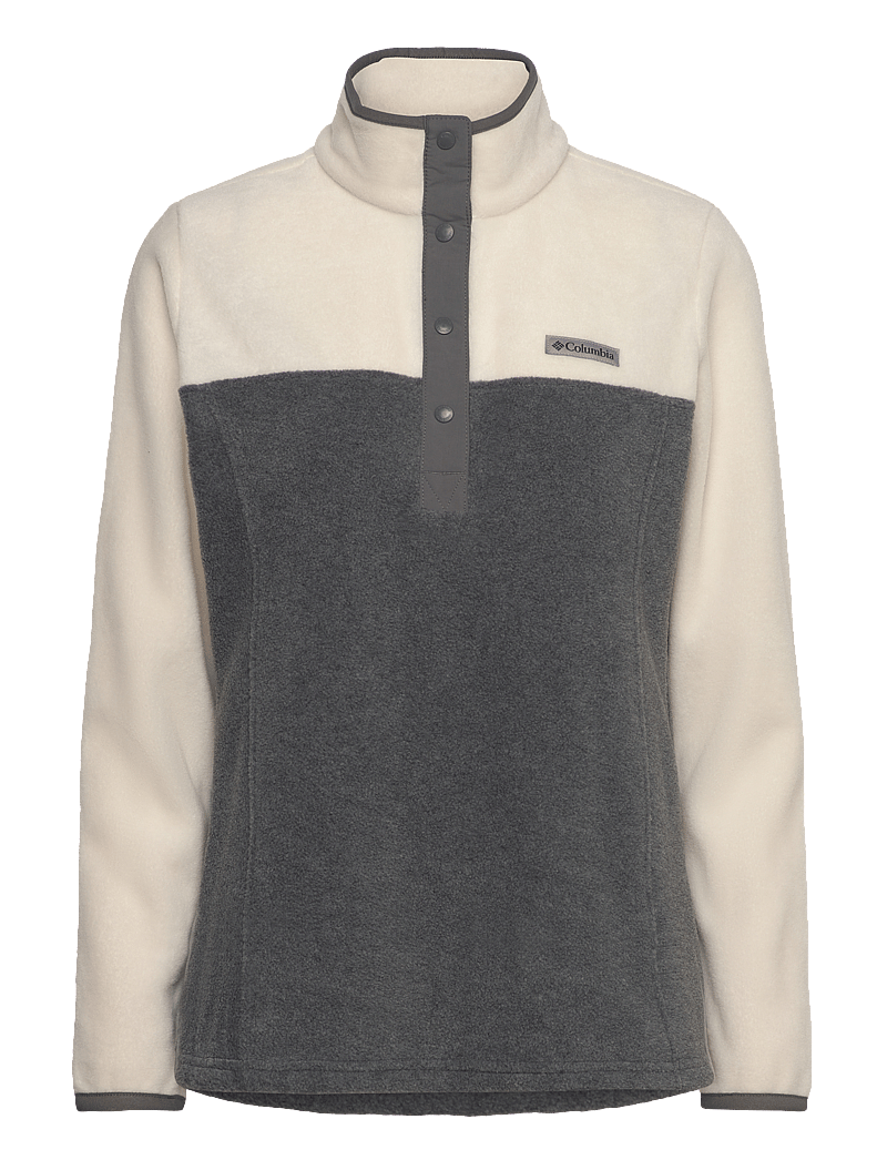 Columbia Sportswear - Benton Springs 1/2 Snap Pull Over II - kampsunid ja vahekihid - city grey heather, chalk - 0