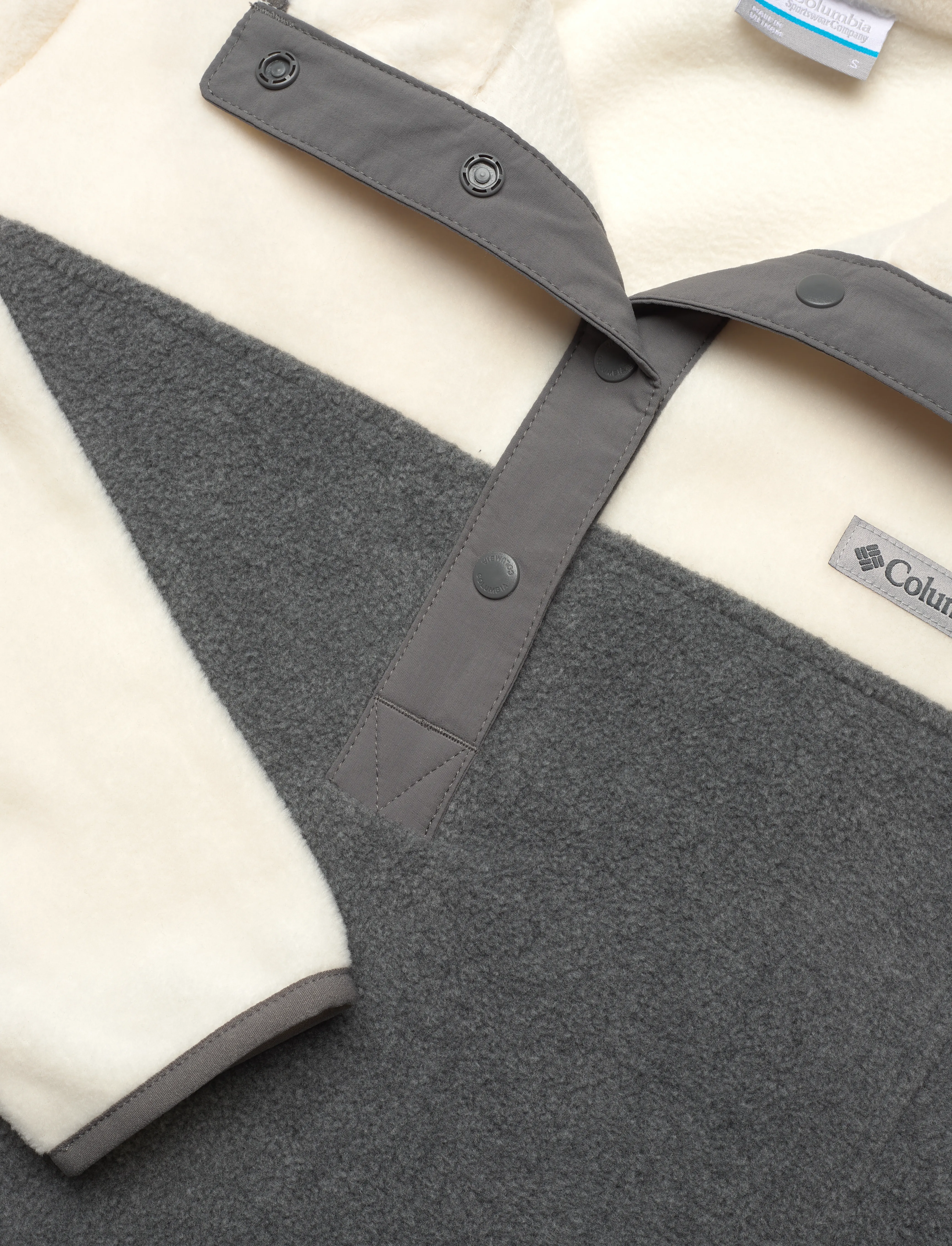 Columbia Sportswear - Benton Springs 1/2 Snap Pull Over II - oberteile - city grey heather, chalk - 2