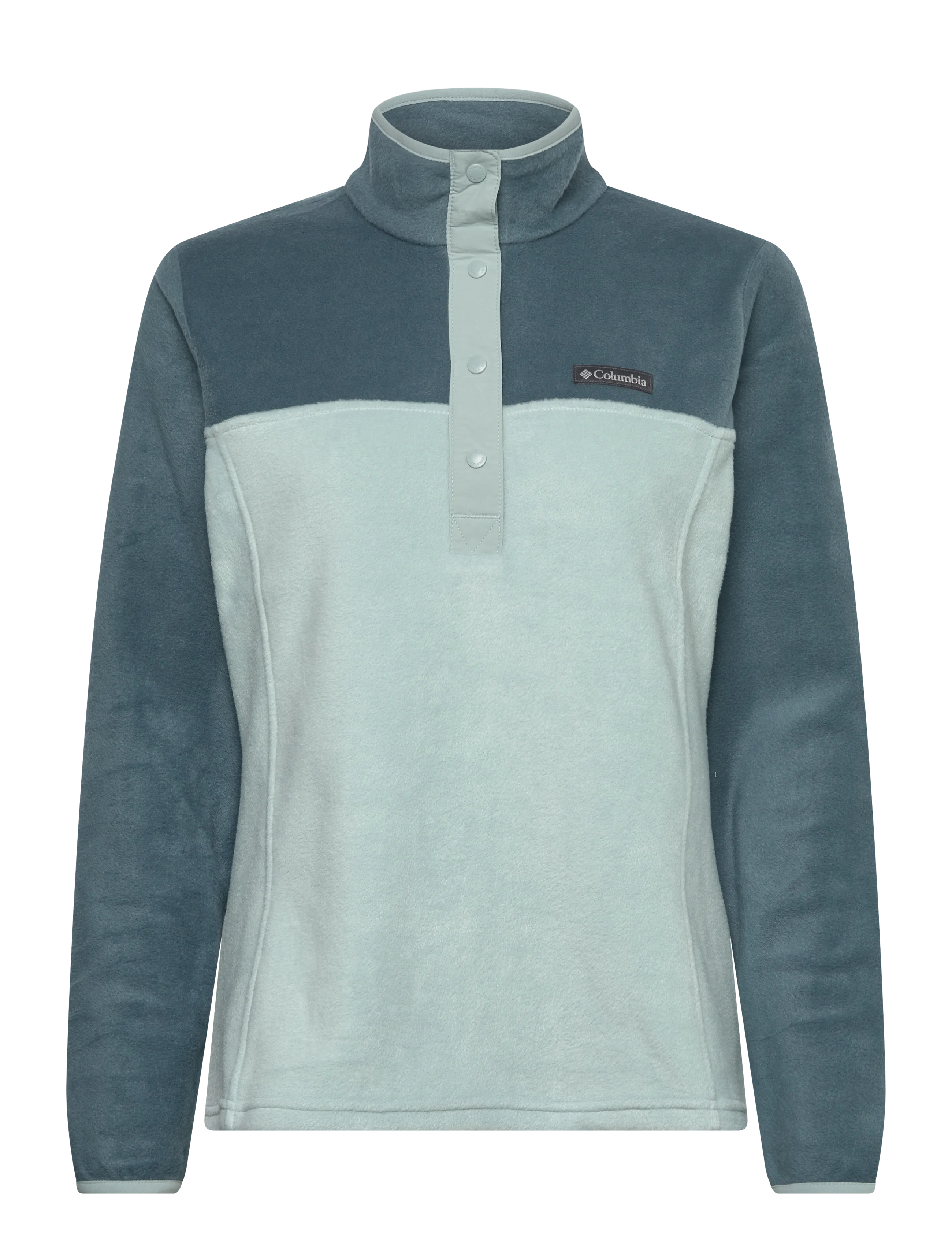 Columbia Sportswear Benton Springs 1/2 Snap Pull Over Ii, Kvinder, Fleece Pullover Med Halv Knaplukning, Blå, Str: S